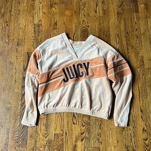 Juicy couture logo velour sweatshirt - XL